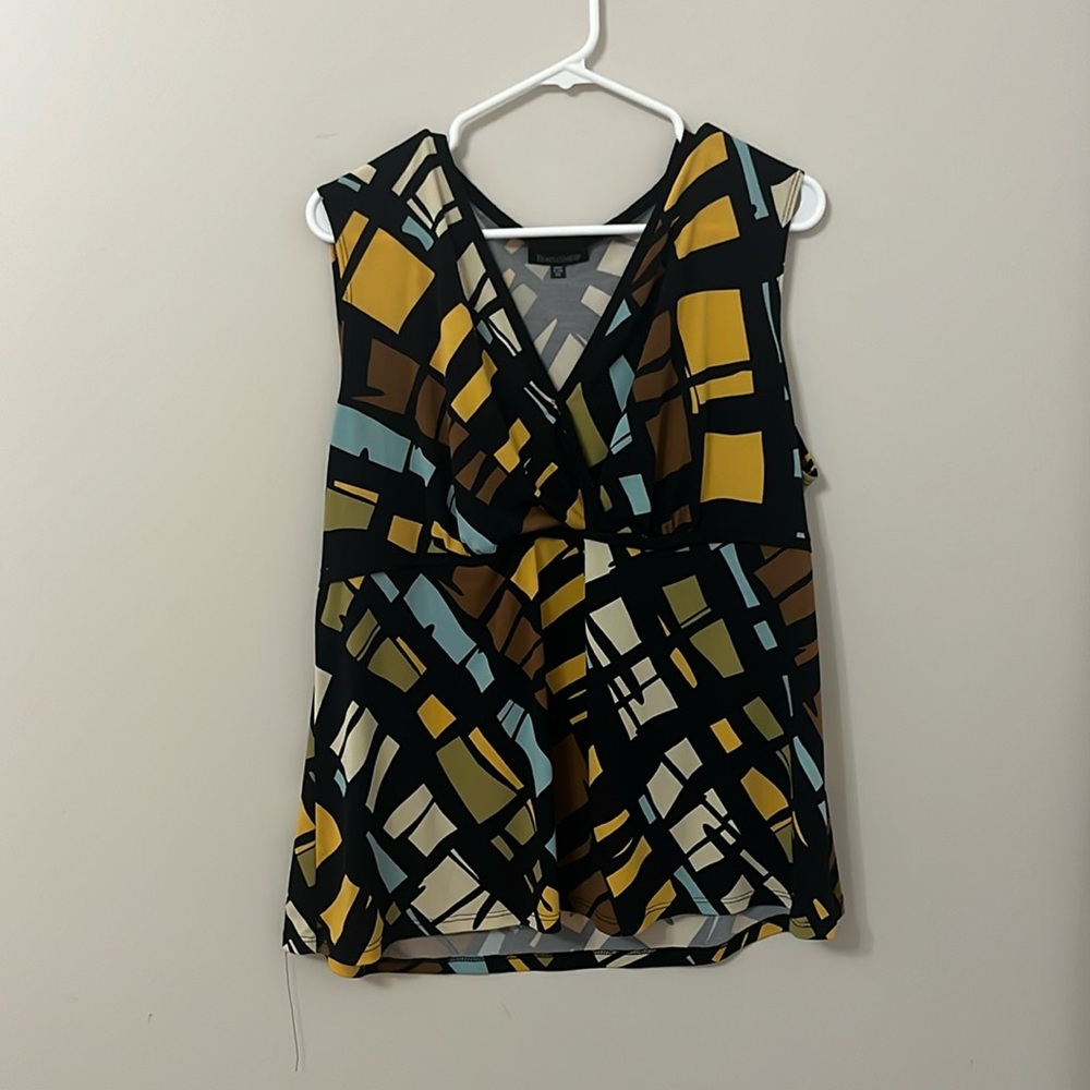TravelSmith V-neck multicolor blouse